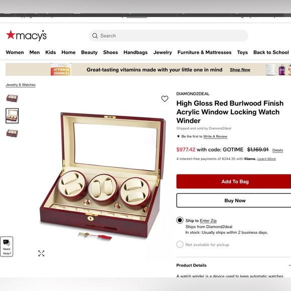 Jqueen Watch Spinner - Picture 3 of 3